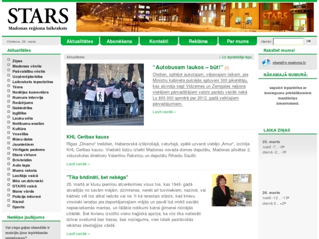 Laikraksts STARS, SIA